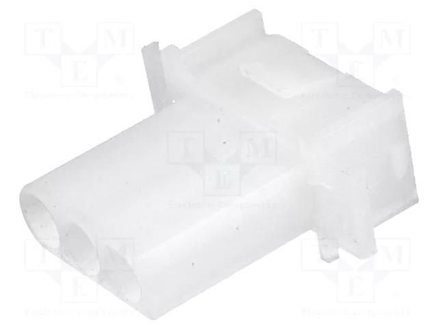 Connector: wire-wire; plug; male; PIN: 3; .140 MATE-N-LOK; 6.1mm TE Connectivity 1-350347-0