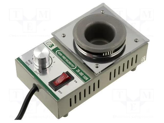 Device: soldering pot; 150W; 200÷450°C; 38mm; 230VAC MCP POT-ZB38D