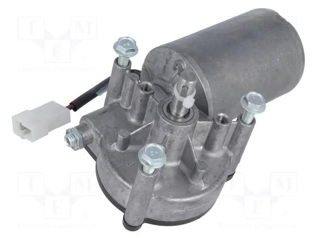 Motor: DC; 12VDC; 40rpm; worm gear; 5Nm; IP53; Trans: 62: 1; 5A DOGA 111.3761.20.00E