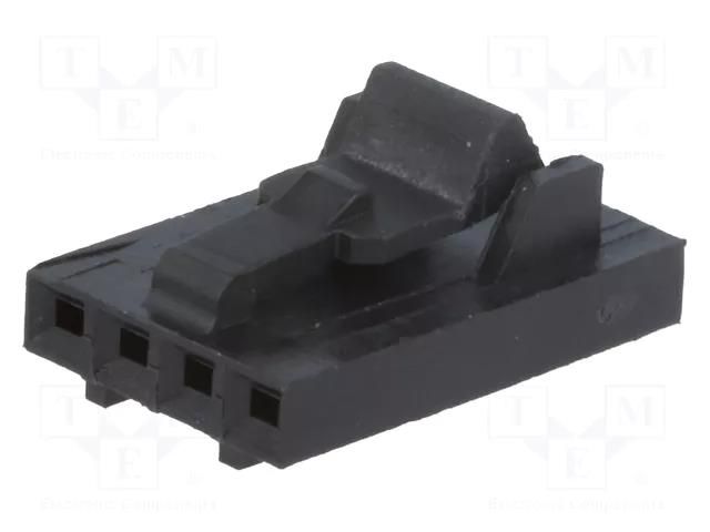 Connector: wire-wire/PCB; plug; female; AMPMODU MTE; 2.54mm; PIN: 4 TE Connectivity 104257-3