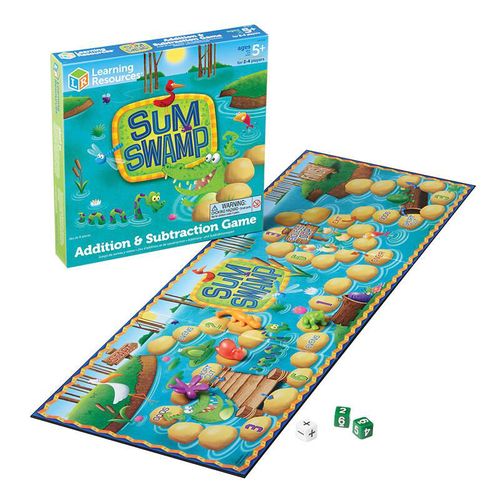 Sum Swamp Addition & Subtraction Game Learning Resources LER 5052, Learning Resources LER 5052