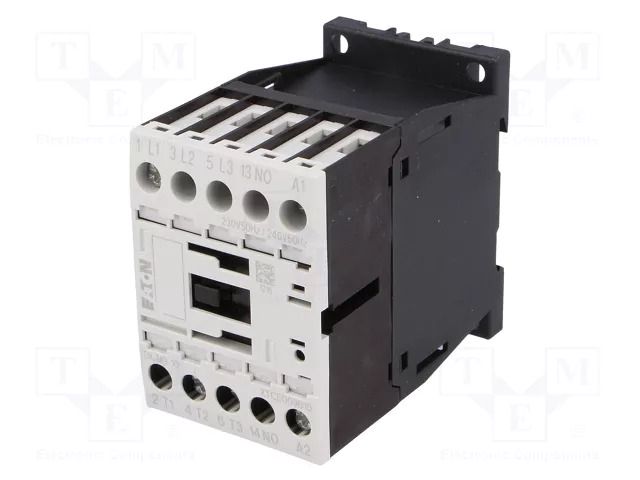 Contactor: 3-pole; NO x3; Auxiliary contacts: NO; 230VAC; 9A; DILM9 EATON ELECTRIC DILM9-10-230V