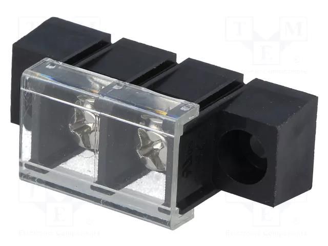 Connector: PCB terminal block; terminal; 20A; 300V; straight; 1x2 DEGSON ELECTRONICS DG58C-A-2P13