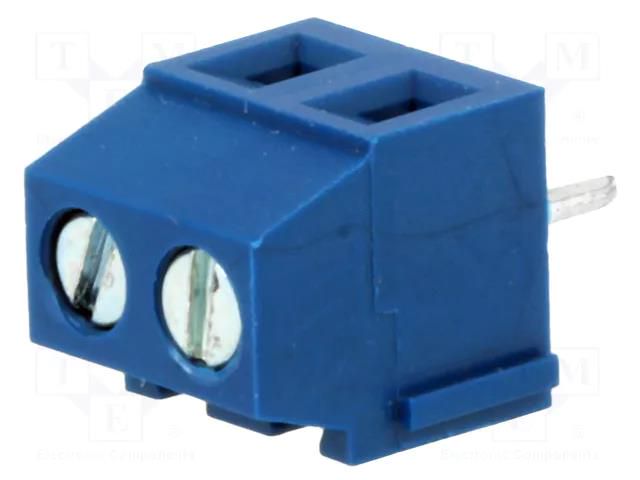 Connector: PCB terminal block; terminal; 10A; 150V; angled 90° DEGSON ELECTRONICS DG381-3.81-2P12