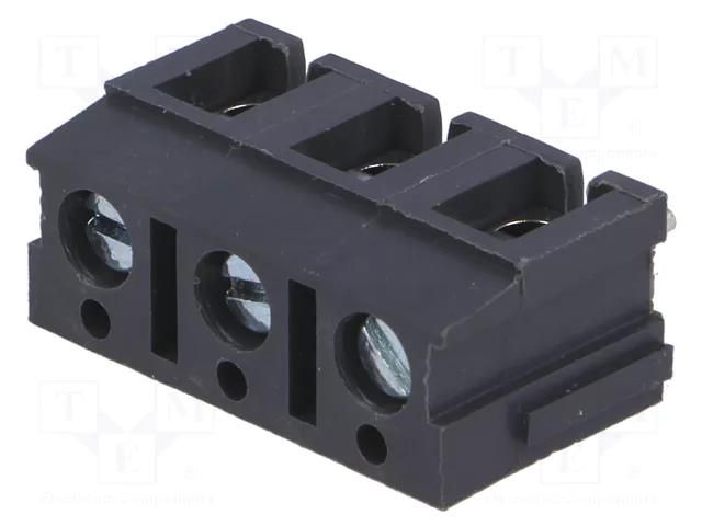 Connector: PCB terminal block; terminal; 24A; 300V; angled 90° DEGSON ELECTRONICS DG300-7.5-3P11