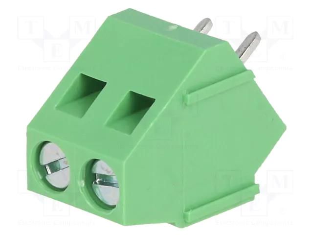 Connector: PCB terminal block; terminal; 24A; 250V; angled 45° DEGSON ELECTRONICS DG103-5.0-02P14