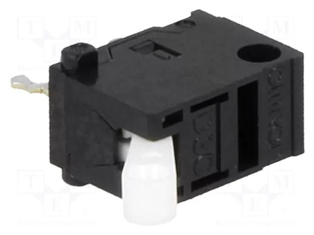 Microswitch SNAP ACTION; 0.1A/30VDC; with lever; SPDT; Pos: 2; D3C OMRON Electronic Components D3C-2210