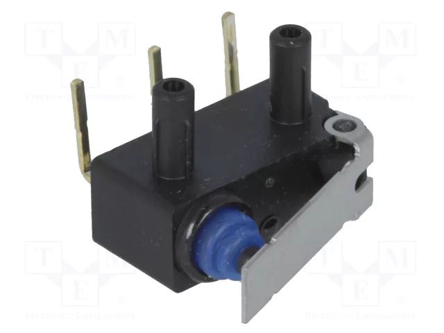 Microswitch SNAP ACTION; 0.1A/125VAC; 2A/12VDC; with lever; SPDT OMRON Electronic Components D2HW-BR211DR