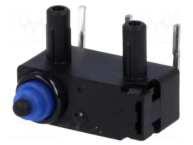 Microswitch SNAP ACTION; 0.1A/125VAC; 2A/12VDC; without lever OMRON Electronic Components D2HW-BR201DR