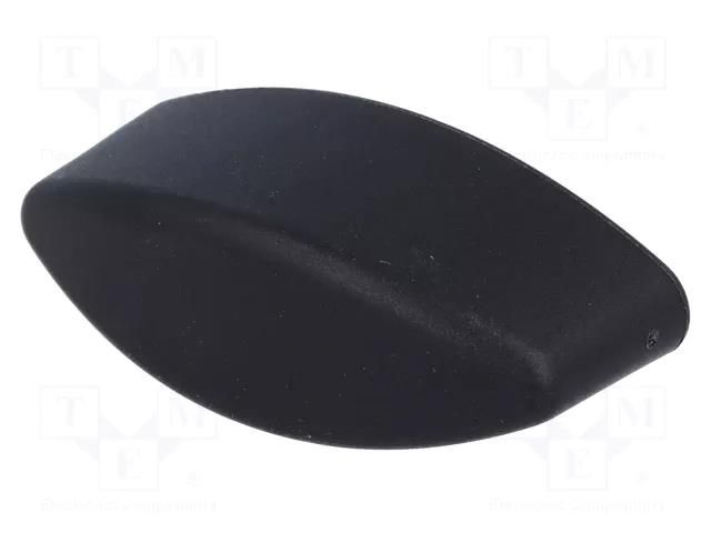 Knob wing; Int.thread: M10; 12mm; H: 23mm; polyamide; W: 56mm ELESA+GANTER CT.476/56B-M10