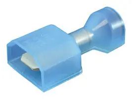 MALE DISCONNECT, 6.35MM, 16-14AWG, BLUE 3-521191-2