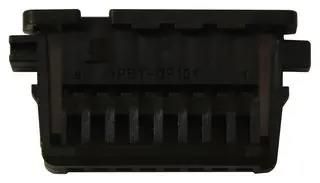 AUTOMOTIVE HOUSING, RCPT, 8POS, BLACK 1-1743282-2