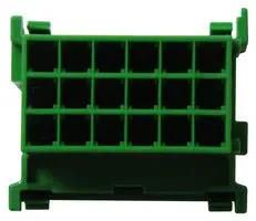 AUTOMOTIVE HOUSING, PLUG, 18POS, GREEN 1-967629-3