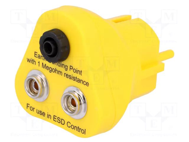 Earthing plug; ESD; 1MΩ ELME CPG300010M-4B