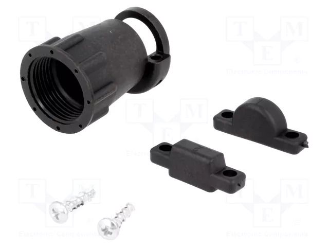 Cable hood and fastener; size 13; 11.5mm; straight; CPC TE Connectivity CPC-0-0182663-1