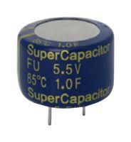 SUPERCAPACITOR, AEC-Q200, 1F, RADIAL CAN FU0H105ZF