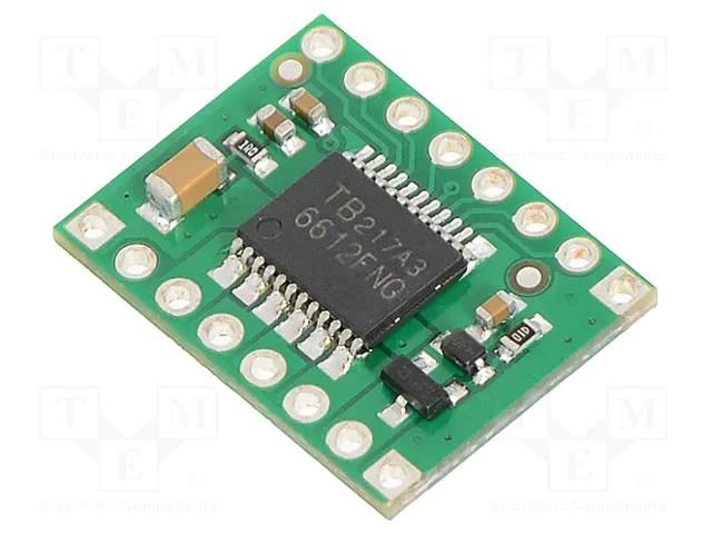 DC-motor driver; TB6612FNG; 100kHz; PWM; 1A; Uin mot: 4.5÷13.5V POLOLU POLOLU-713