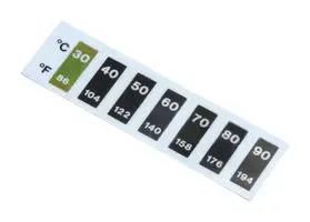 LABEL, REVERSIBLE STRIP, 7PT, 90DEG C RLC-50-30/90-10