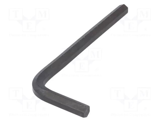 Wrench; hex key; HEX 6mm; Overall len: 90mm; Chrom-vanadium steel C.K CK-441106