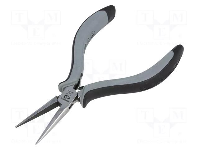 Pliers; straight,half-rounded nose; ESD; Blade length: 40mm C.K CK-3777D150