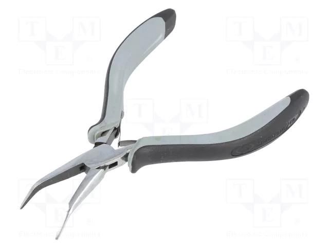 Pliers; curved,half-rounded nose,elongated; ESD C.K CK-3769D150