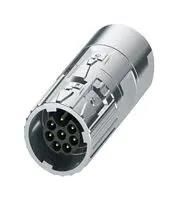 CIRCULAR CONN, PLUG, 7+PE, CRIMP 1628984