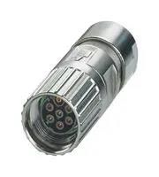 CIRCULAR CONN, PLUG, 6+PE, CRIMP 1629029