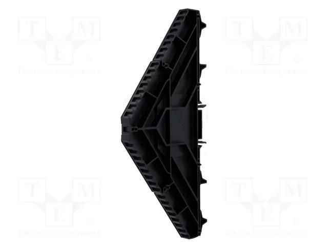 Marker holder; black; TS35 x 7.5 WEIDMÜLLER BZTPRV16SW35X7.5