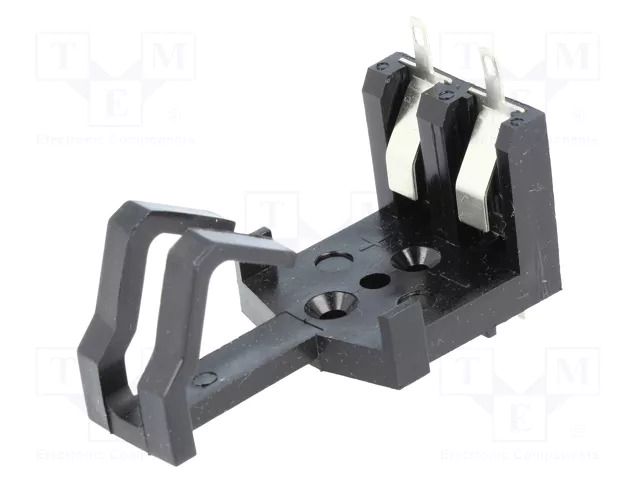Socket; 6F22; Batt.no: 1; soldering lugs,for PCB,connectors BULGIN BX0033