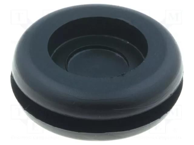 Grommet; with bulkhead; Ømount.hole: 16mm; Øhole: 12.5mm; PVC ESSENTRA PPE-12.5