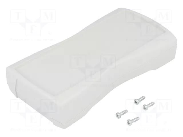 Enclosure: for remote controller; BOS-Streamline; IP40; X: 72.9mm BOPLA BS500F-7035