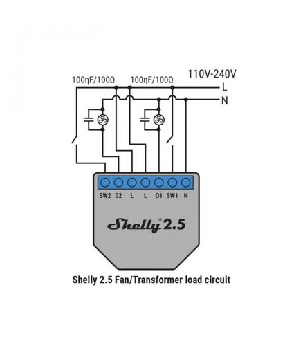 Įtampos šuolių slopintojas Shelly RC snubber 3800235266144 3800235266144