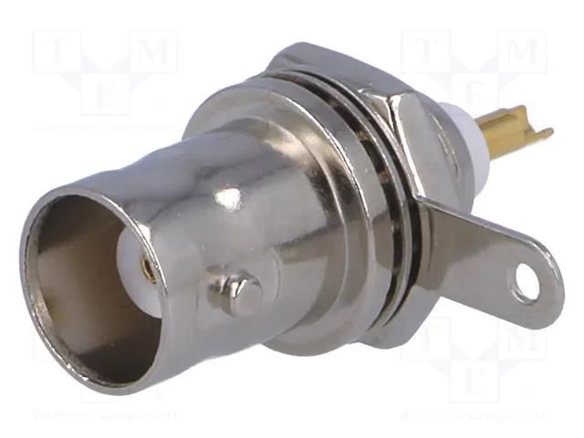 Connector: BNC; socket; female; soldering; for panel mounting NINIGI BNC-006-T