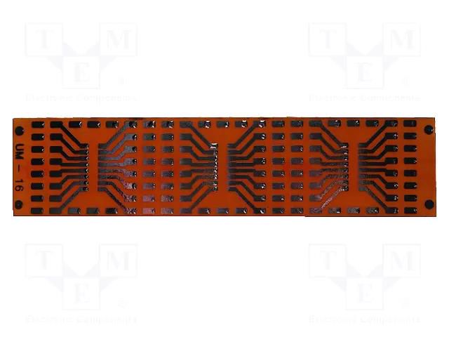 Board: universal; prototyping; W: 41mm; L: 173mm SOLDER PEAK PP-UM16