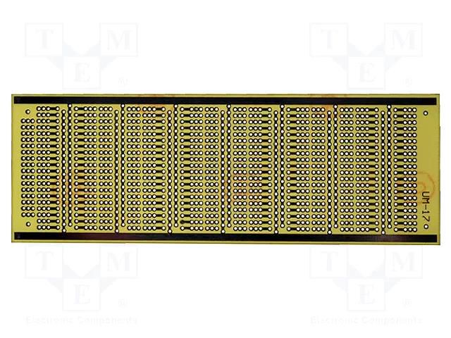 Board: universal; single sided,prototyping; W: 60mm; L: 175mm SOLDER PEAK PP-UM17