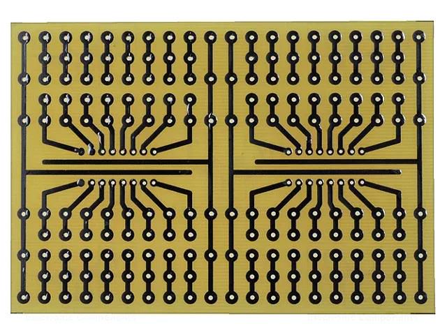 Board: universal; single sided,prototyping; W: 72mm; L: 105mm SOLDER PEAK PP-UM4