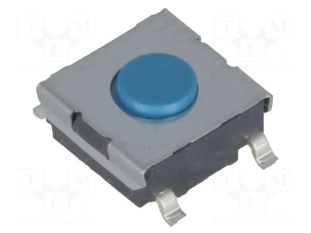 Microswitch TACT; SPST-NO; Pos: 2; 0.05A/24VDC; SMT; none; 2.55N OMRON Electronic Components B3FS-1005
