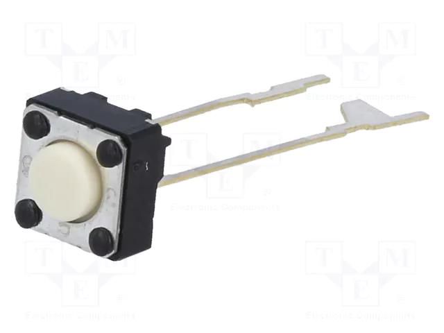 Microswitch TACT; SPST-NO; Pos: 2; 0.05A/24VDC; THT; none; 0.98N OMRON Electronic Components B3F-6000
