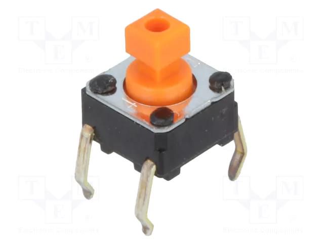 Microswitch TACT; SPST-NO; Pos: 2; 0.05A/24VDC; THT; none; 2.55N OMRON Electronic Components B3F-1055