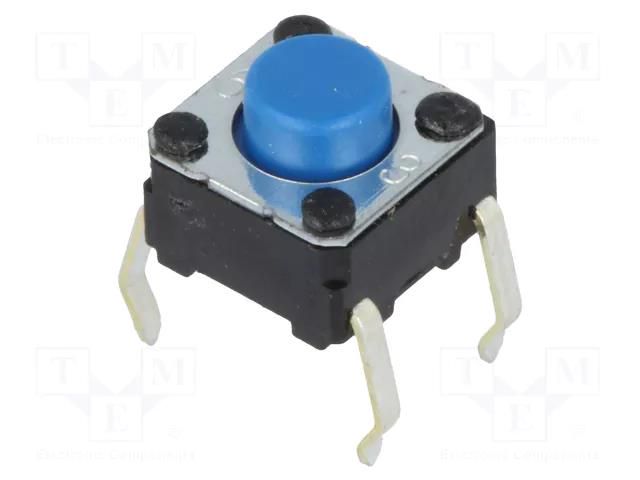 Microswitch TACT; SPST-NO; Pos: 2; 0.05A/24VDC; THT; none; 4.9N OMRON Electronic Components B3F-1026