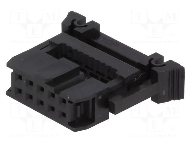 Connector: IDC; plug; female; PIN: 10; IDC; for ribbon cable; 2.54mm NINIGI AWP-10ZZ