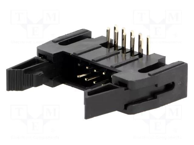 Connector: IDC; socket; male; PIN: 10; angled 90°; THT; 2.54mm; 2x5 CONNFLY AWP-10K