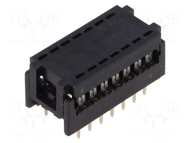 Connector: IDC; PIN: 14; IDC,THT; for ribbon cable; 2x7; 1.27mm CONNFLY AWDIL-14P