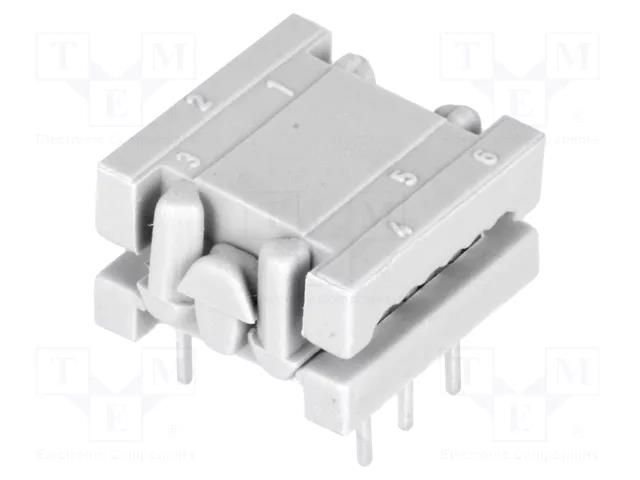 Connector: IDC; PIN: 6; DIL 7,62mm,transition; IDC,THT; 1.27mm CONEC AWDIL-06P