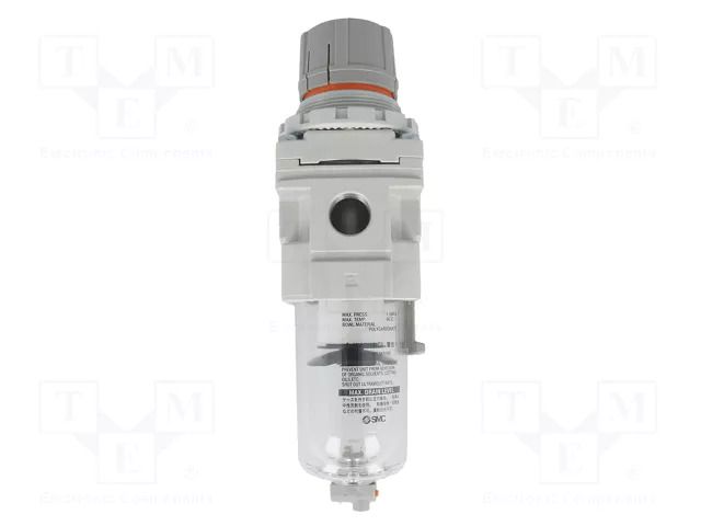 Compressed air filter/regulator; 1250l/min; 5um; aluminium SMC AW30-F03H-A