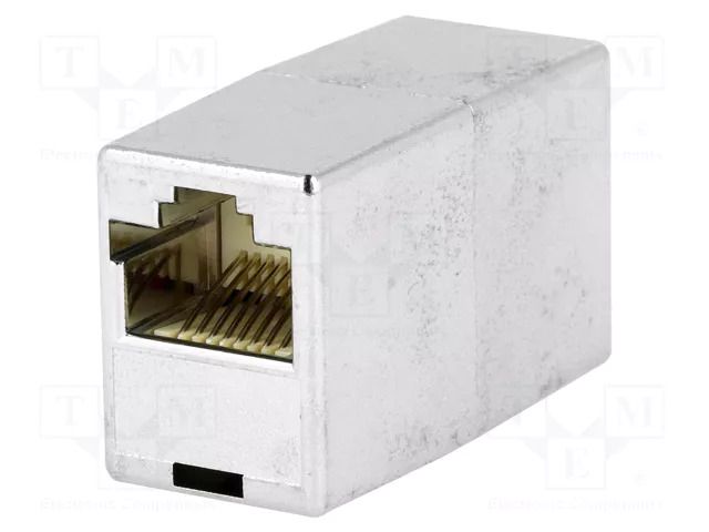 Coupler; coupler; shielded; 8p8c; RJ45 socket,both sides DIGITUS AT-AG8/8