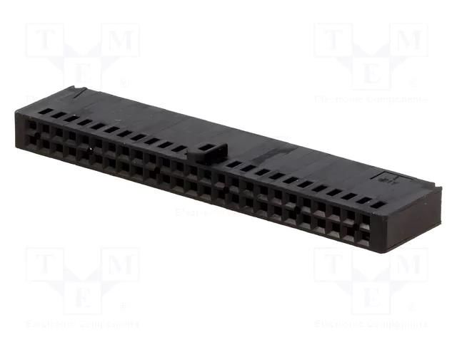 Connector: wire-board; plug; female; PIN: 50; AMPMODU MOD IV; 2x25 TE Connectivity AMP-1-102387-0