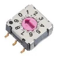 ROTARY CODED SW, HEX COMP, 0.1A, 42VDC 428542320817
