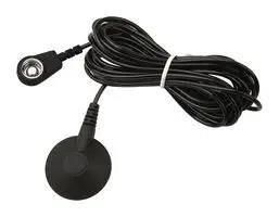 GROUND CORD, BLACK, 1.7M, SOCKET 231266