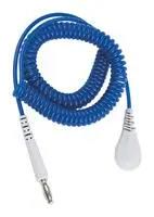 GROUND CORD, 1MOHM, SAPPHIR, SOCKET/PLUG 60261